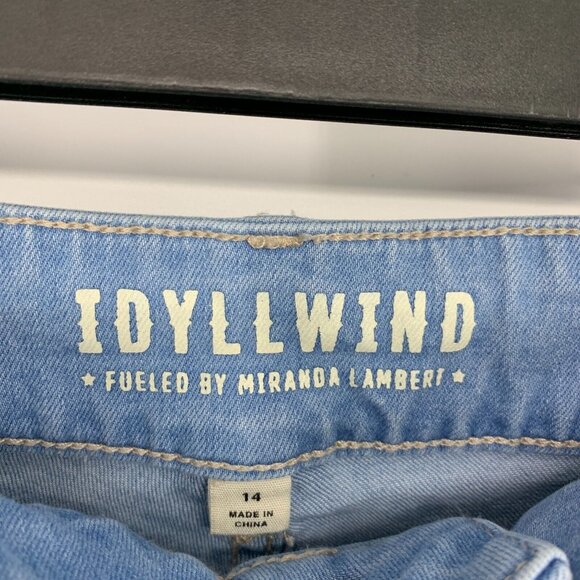 Idyllwind Jeans Holston Blue Denim High Rise Front Seam Boot Flare - Picture 4 of 9